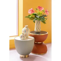 Table d appoint Endless Vegas orange Ø47cm