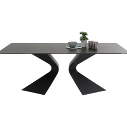 Table Gloria Ceramic noir 180x90cm