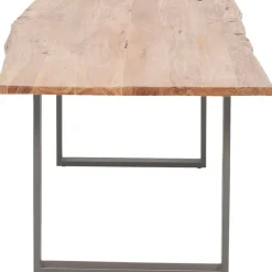 Table Harmony acier brut 180x90cm