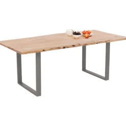 Table Harmony acier brut 200x100cm