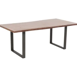 Table Harmony foncé acier brut 200x100