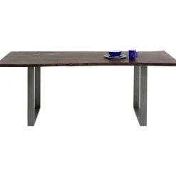 Table Harmony foncé acier brut 200x100