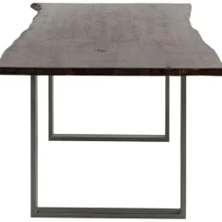 Table Harmony foncé acier brut 160x80