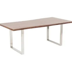 Table Harmony foncé chromé 180x90cm