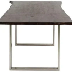 Table Harmony foncé chromé 180x90cm