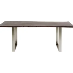 Table Harmony foncé chromé 180x90cm