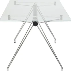 Table Officia verre trempé 160x80