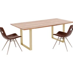 Table Symphony acier brut 200x100