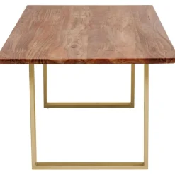 Table Symphony acier brut 200x100