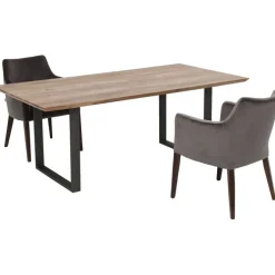 Table Symphony acier brut 180x90