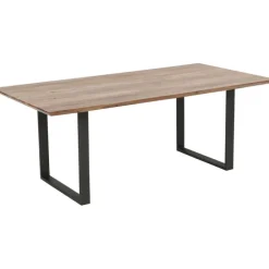 Table Symphony acier brut 180x90