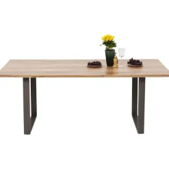 Table Symphony acier brut 180x90