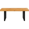 Table Symphony chêne noir 180x90