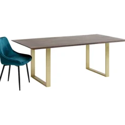Table Symphony foncé laiton 200x100