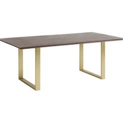 Table Symphony foncé laiton 200x100