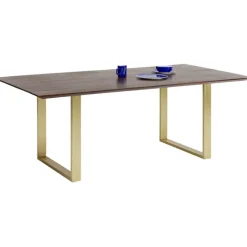 Table Symphony foncé laiton 160x80