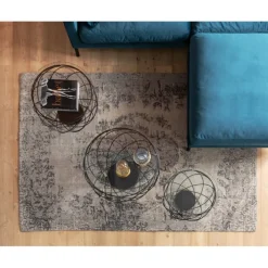Tapis Kelim Pop gris 170x240cm