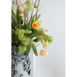 Vase Butterflies bleu clair 50cm