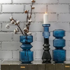 Vase Marvelous Duo bleu 42cm